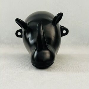 Rhino Animal Head Wall Hanging Hook Clothes Hanger Key Rack Wall Mountable Rhino